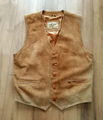 Euro vintage 90년대 스웨이드 베스트 가죽 베스트