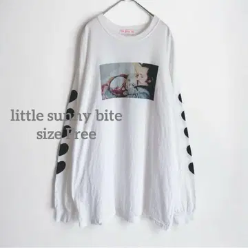1397 LittleSunnyBite 리틀 써니 바이트 롱T 화이트