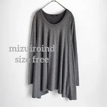1398 1 mizuiroind 미즈이로인드 A라인 긴팔 티셔츠