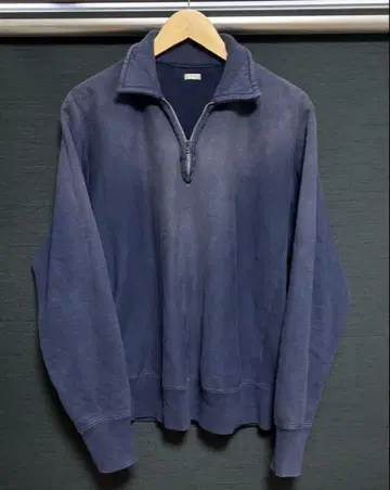 A.PRESSE Vintage Half Zip Sweat 네이비 3