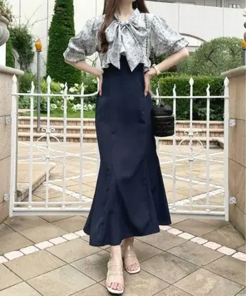 원피스 모듬 도킹 프릴 보타이 원피스 apres jour