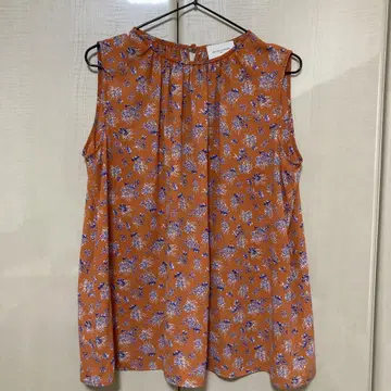 UNITED ARROWS 플라워 프린트 슬리브리스 L 사이즈