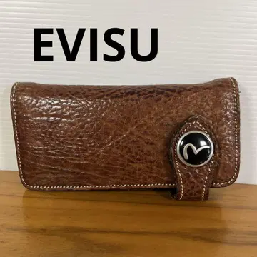EVISU 에비스 지갑 천연 가죽