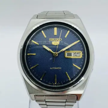 SEIKO 세이코 5 데이데이트 블루 다이얼 여성용 손목시계