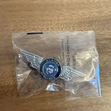 Alaska Airlines 윙 배지 미사용