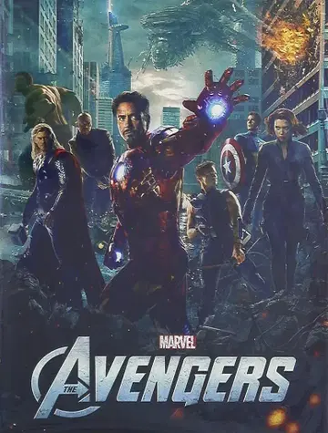 팜플렛 MARVEL THE AVENGERS 2012년