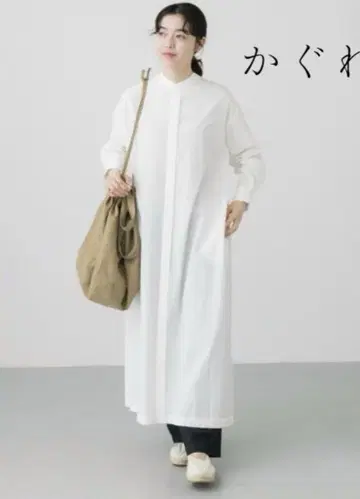 kagure 카구레 코튼 셔츠 원피스 FREE.
