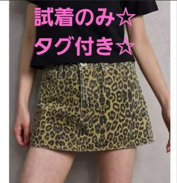 GYDA 레오파드 패턴 스커트 스타일 숏팬츠