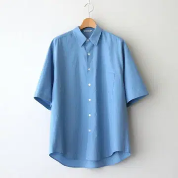 AURALEE 25SS WASHED FINX TWILL BIG HALF