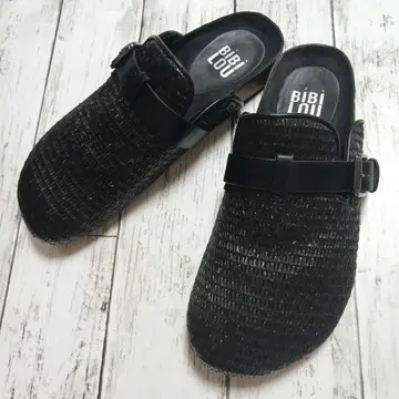 새상품급 BIBI LOU 클로그 샌들 사보 샌들 24.5cm