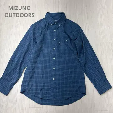 MIZUNO OUTDOORS 미즈노 아웃도어 체크 긴팔 셔츠 S