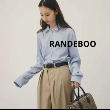 [정가 10560엔] RANDEBOO 란데부 긴팔 마테리얼 셔츠