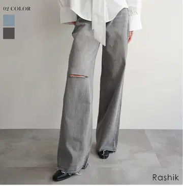rashik 그레이 데님 팬츠 S 사이즈