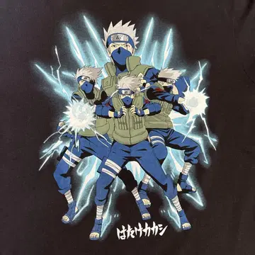 레어!! 00s NARUTO 질풍전 하타케 카카시 티셔츠!