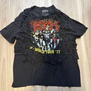 KISS 리메이크 티셔츠