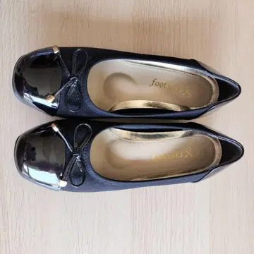 footsuki 블랙 플랫슈즈