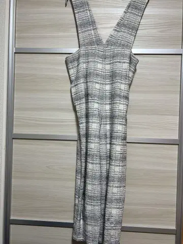 도비 체크 점프수트