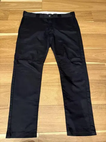 Dickies 스키니 스트레이트 블랙 치노 팬츠