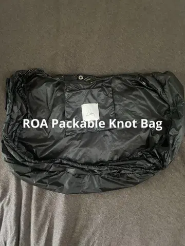 ROA Packable Knot Bag 나일론 숄더백