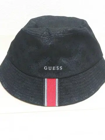 GUESS Rain 모자 M 57cm 블랙 남성용 (말일까지)