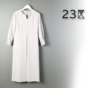 426* 새상품 23구 트리아세 더블 조젯 원피스 드레스 36