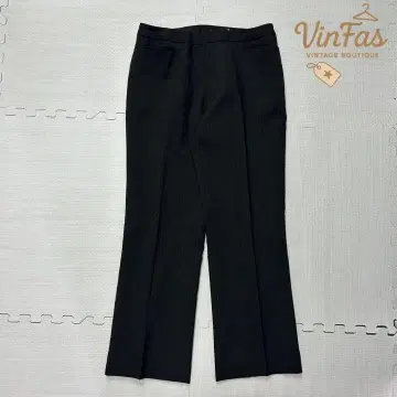 vintage 블랙 스트라이프 샐러리맨 하의 수트