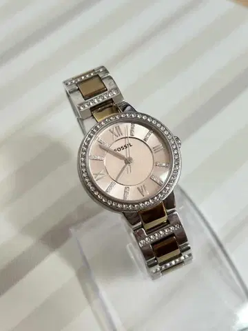 미품 가동품 FOSSIL ES3405 여성용 손목시계