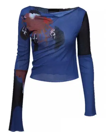 가격 인하 불가 FUGUIHUA Asymetric mesh top