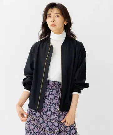 컨디션 최상 23구 2022 텐셀 레이온 새틴 MA-1 블루종 블랙