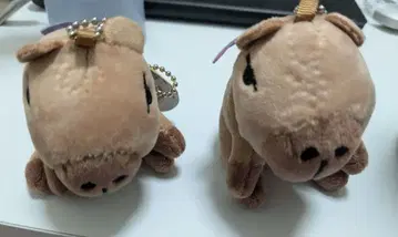 고라카피 봉제 인형 키링 브라운