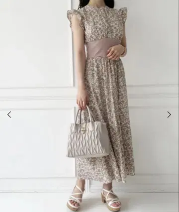 MAJESTIC LEGON 코르셋 디자인 프릴 원피스