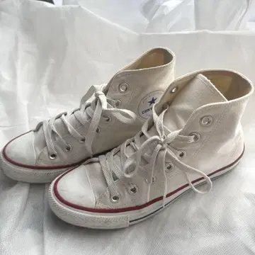 CONVERSE 하이컷 스니커즈 화이트