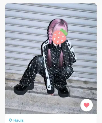 Hauls 냐멘냐 저지 블랙