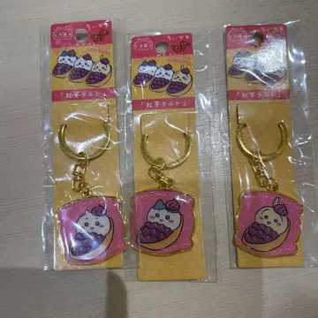 치이카와 지역 한정 키링 오키나와 자색 고구마 타르트 하치와레 토끼