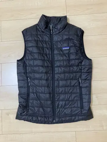patagonia 블랙 다운 베스트 S
