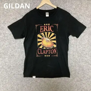 GILDAN 에릭 클랩튼 T셔츠 블랙
