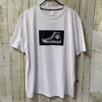 새상품 converse 티셔츠 남성용 LL 흡한속건 UV 케어 통기성