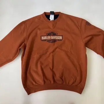 Harley-Davidson 크루넥 맨투맨 오렌지