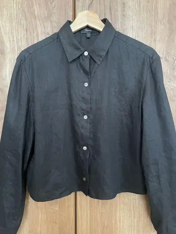 띠어리 Relaxed Linen Pleat SLV Shirt