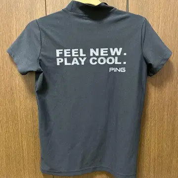 PING 그레이 피케 셔츠