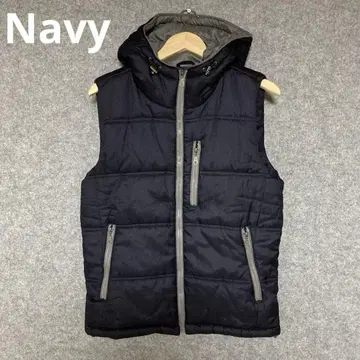Navy 네이비 퀼팅 다운 베스트
