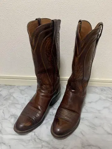 Lucchese(루케세) 웨스턴 부츠 카우보이 부츠 7B 25