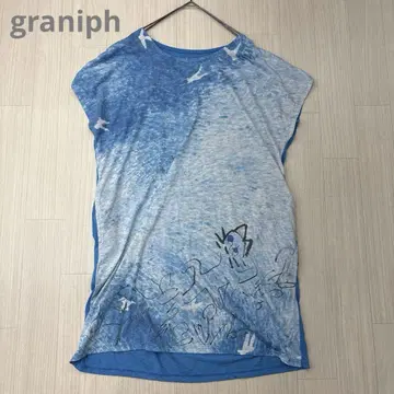 graniph 그라니프 chiki kikuchi 롱 티셔츠 원피스