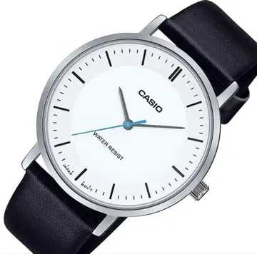 CASIO 아날로그 손목시계 화이트/블랙