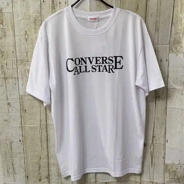 새상품 converse T셔츠 남성용 LL 퀵 드라이 화이트