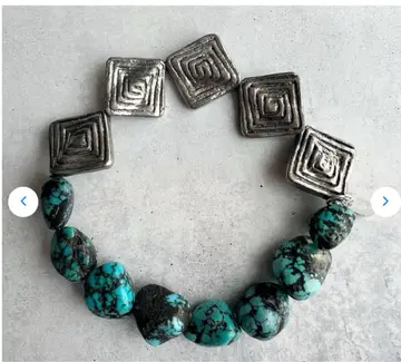 matilda 작가 작품 bicolor bracelet (터콰이즈)