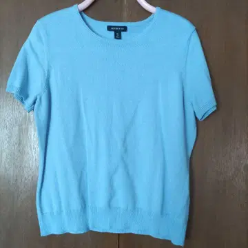 Lands' End 스카이블루 반팔 니트 XL