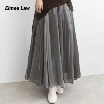 Eimee Law 크리스탈 랜덤 플리츠 스커트 38