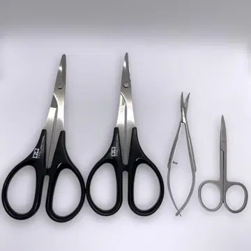 미니 사륜구동 폴리카 곡선 가위 세트