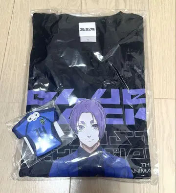 블루 록 전시회 미카게 레오 부적 T셔츠